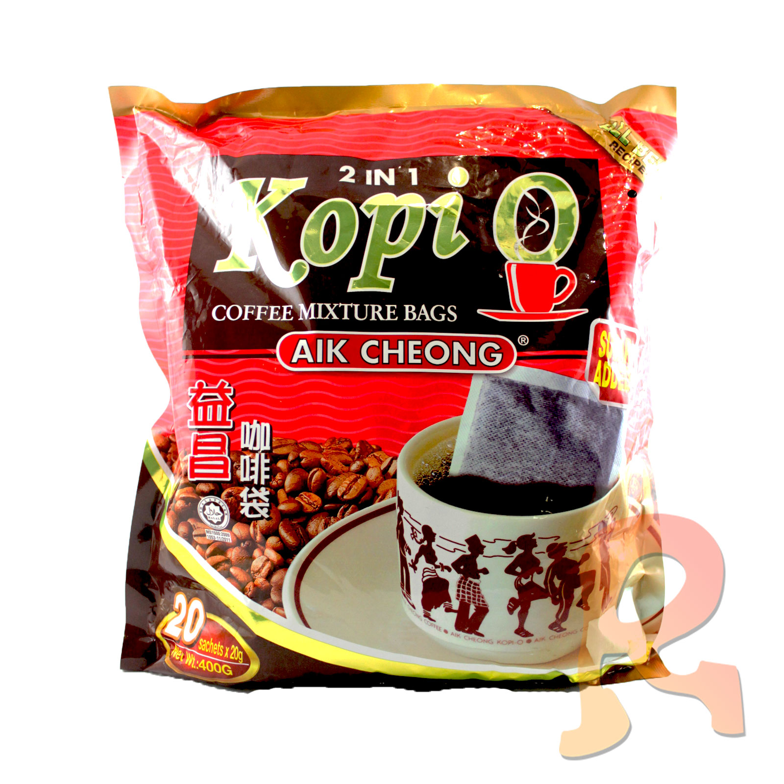 Aik Cheong Kopi O (Sugar-Added)