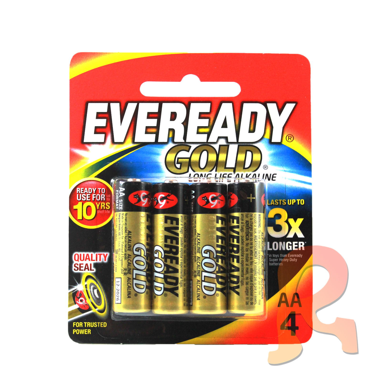 Eveready Battery AA Gold
