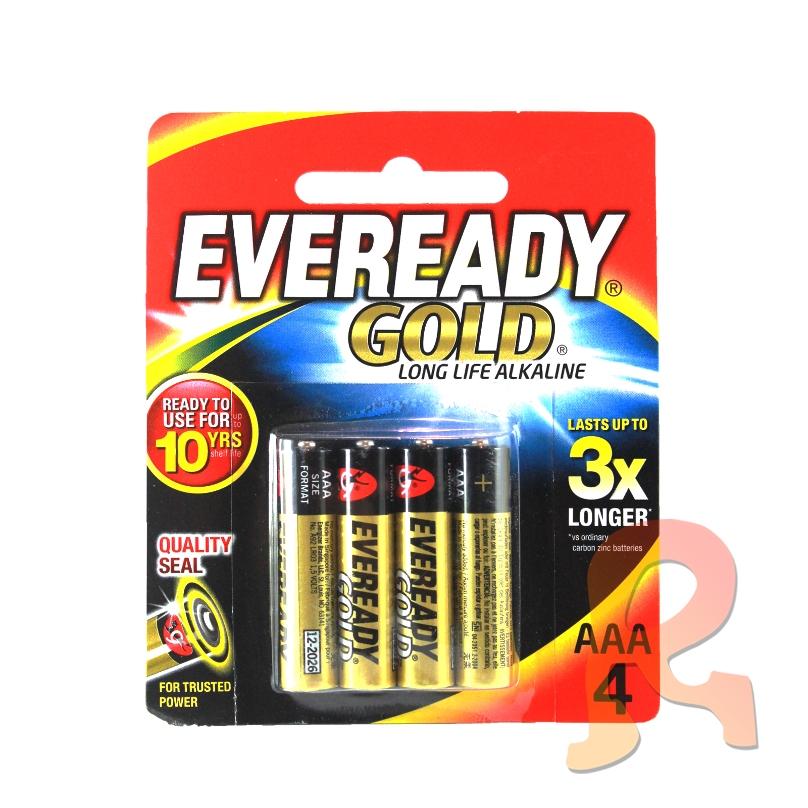 Eveready Battery AAA Gold