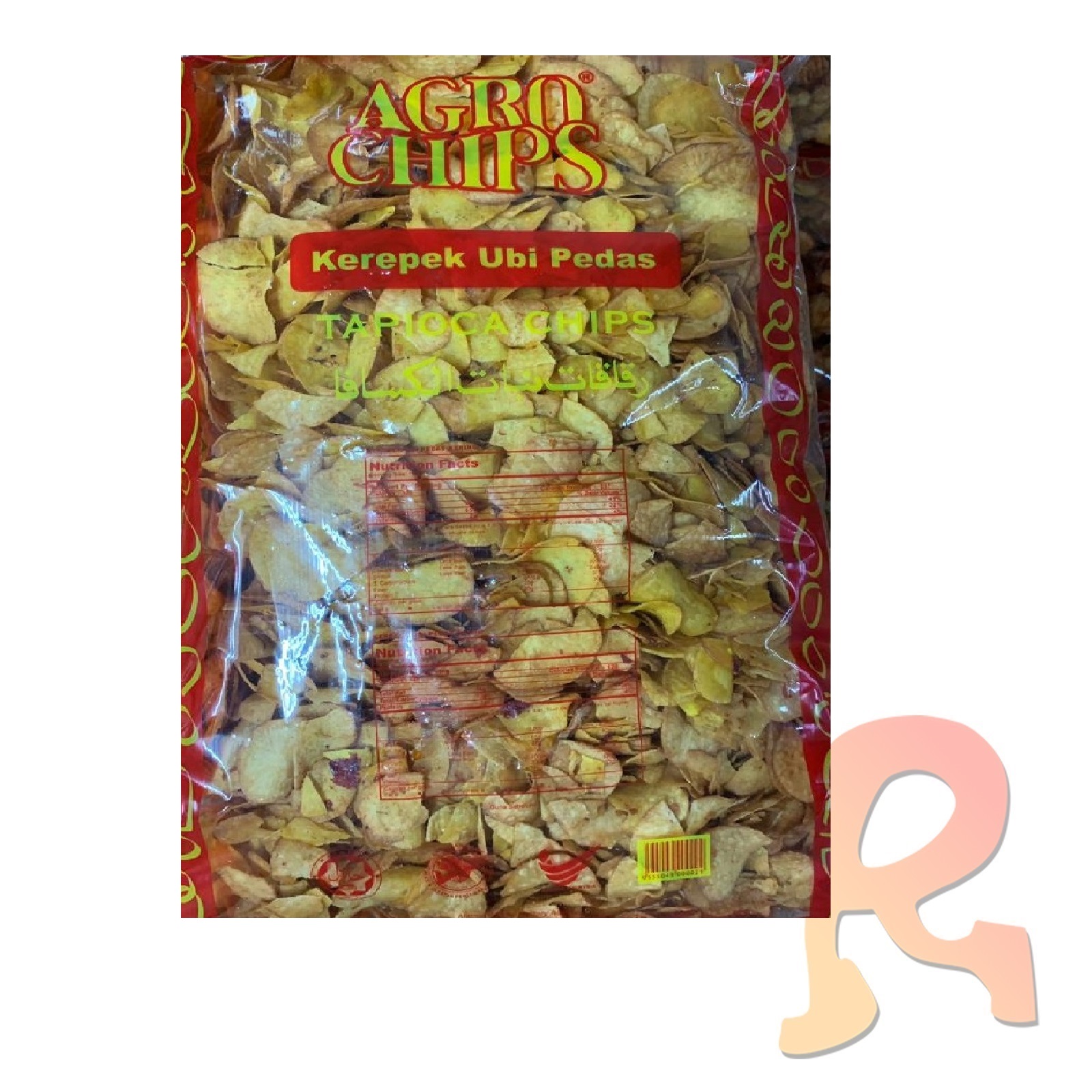 Kerepek Ubi Pedas (Kering) 3kg