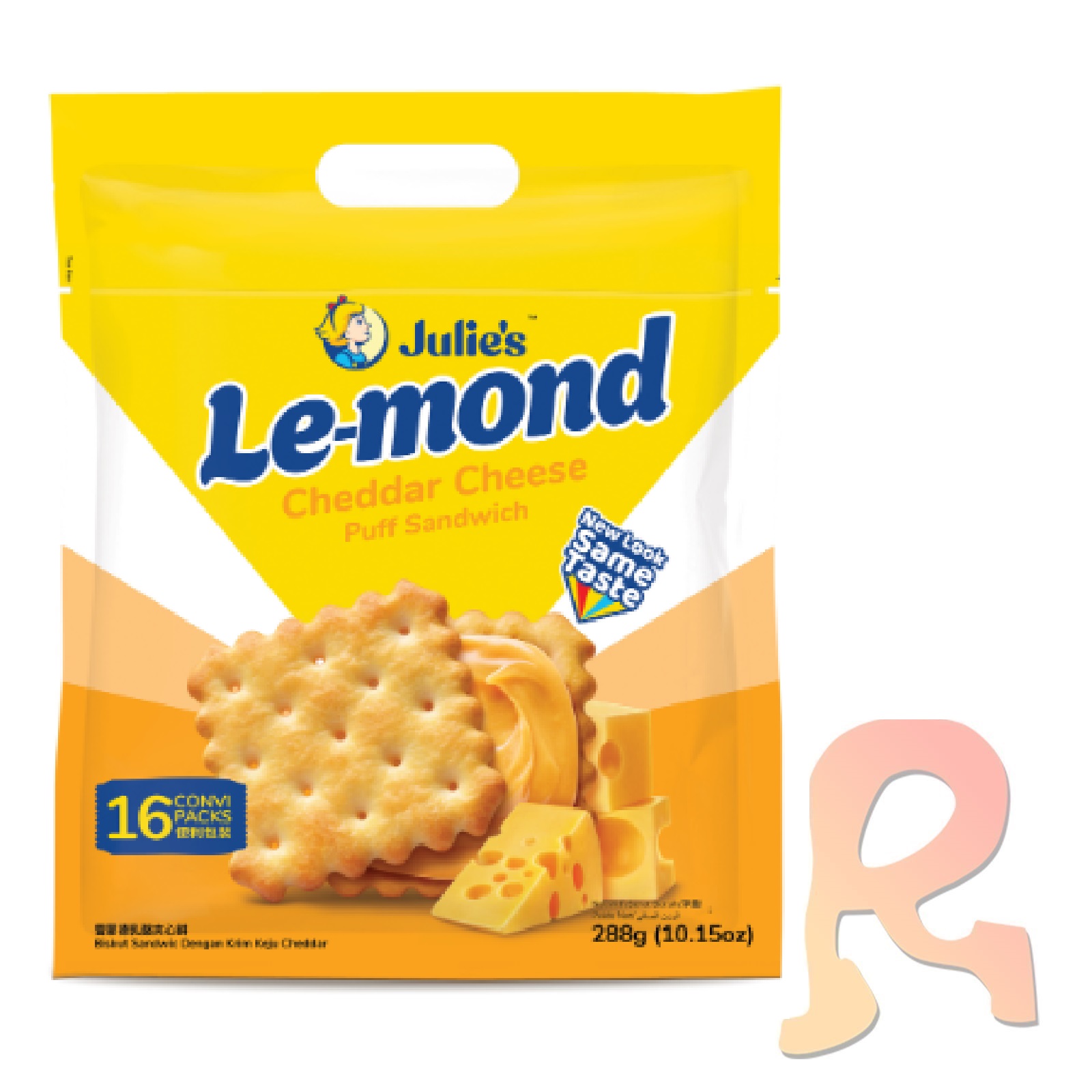 Julie's Le-mond Cream Puff Sandwich 16's (Cheese)