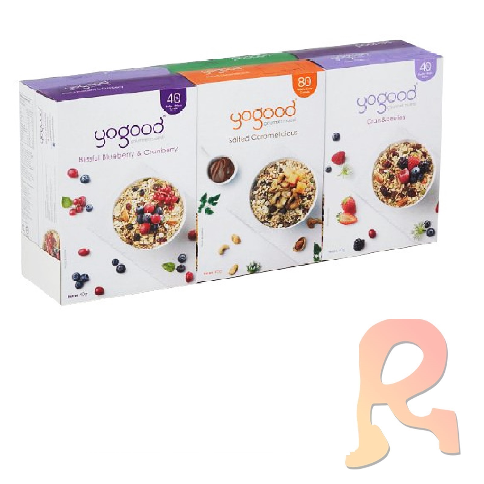 Yogood Muesli Variety Pack  12 x 6 x 40g