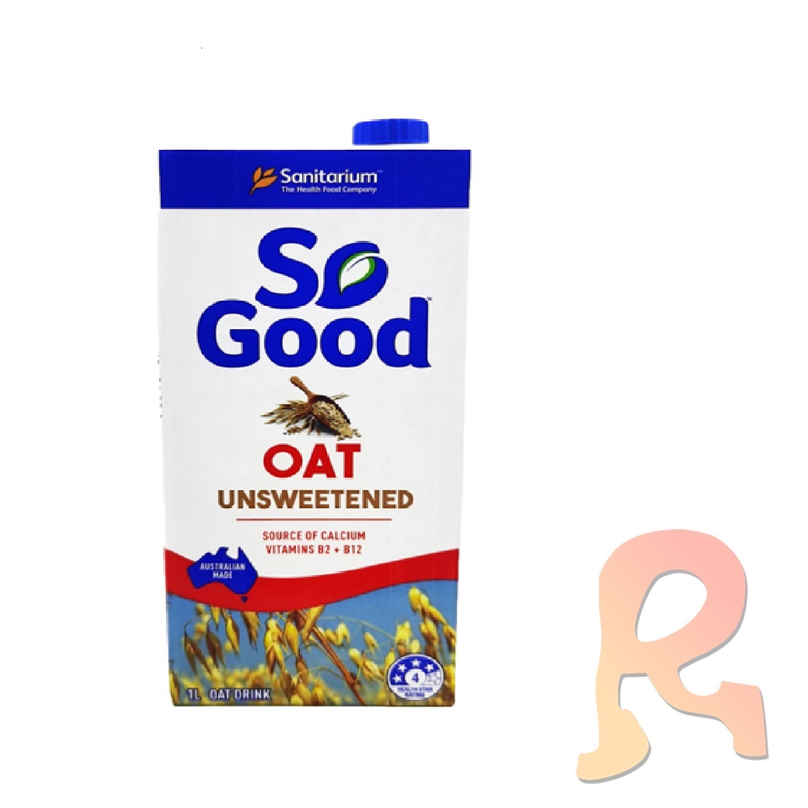 So Good UHT Unsweetend Oat Milk 12x1L