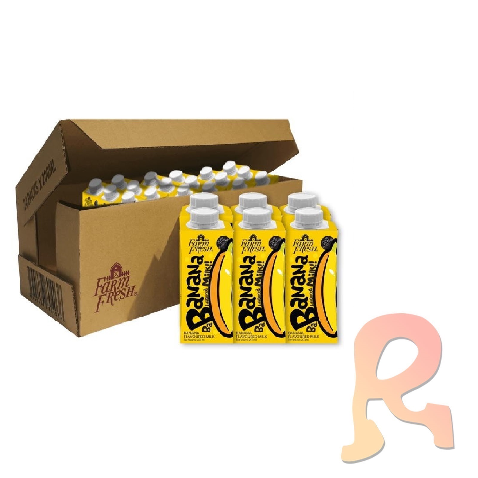 Farm Fresh UHT Banana Milk 24x200ml