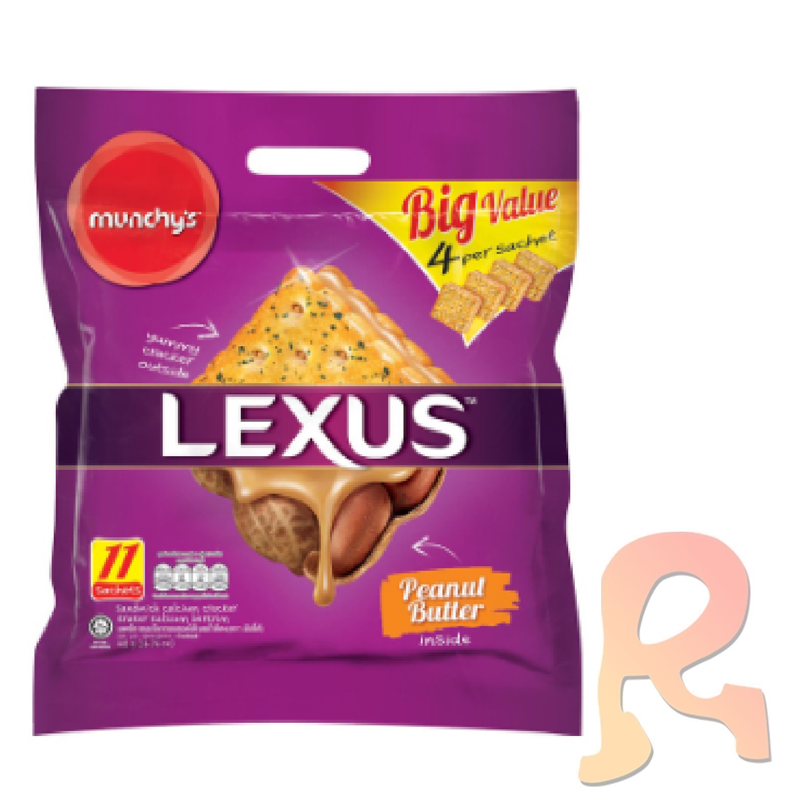 Munchy's Lexus Sandwich Peanut Butter 11's