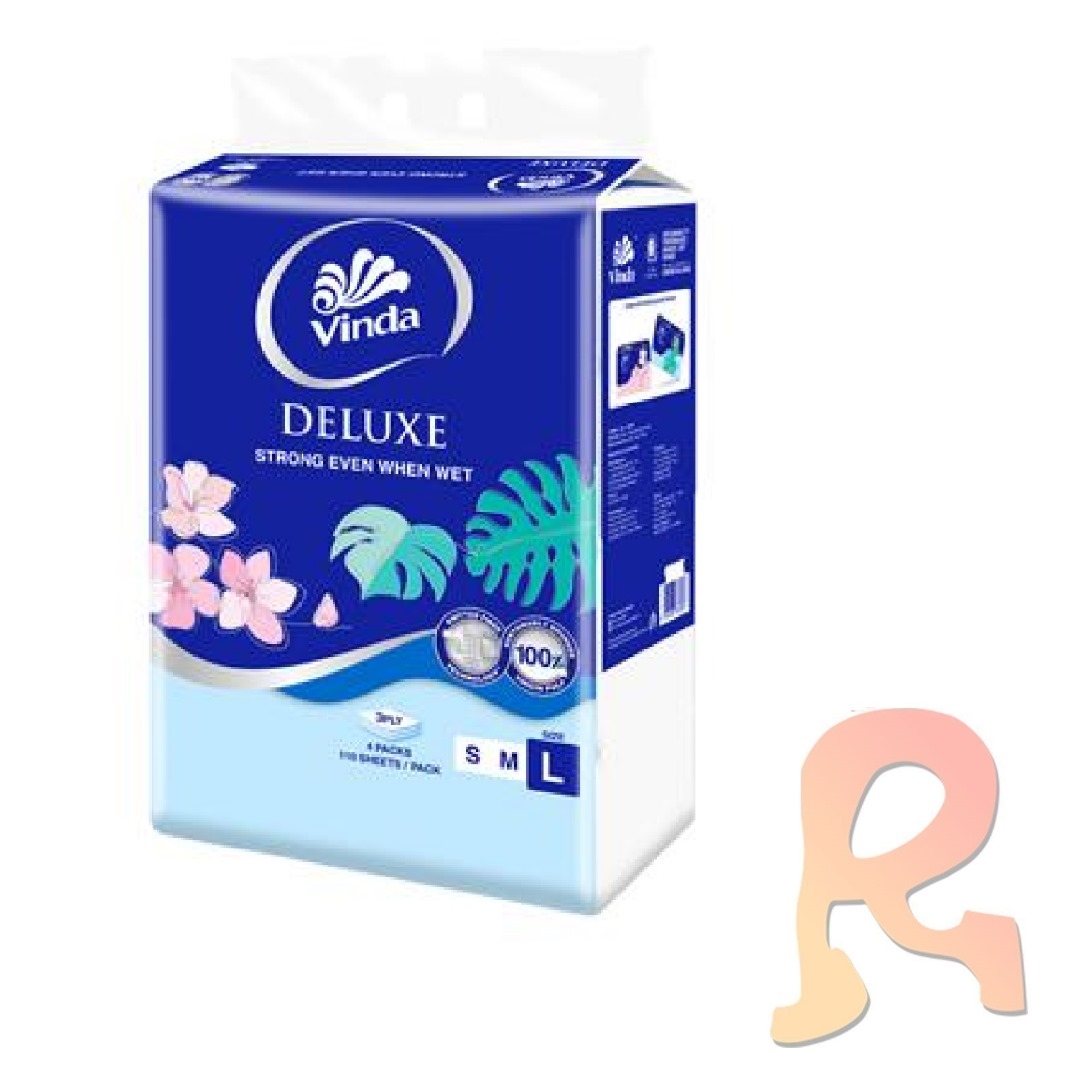 Vinda Facial Tissue 3ply 4x110's (Soft Pack)